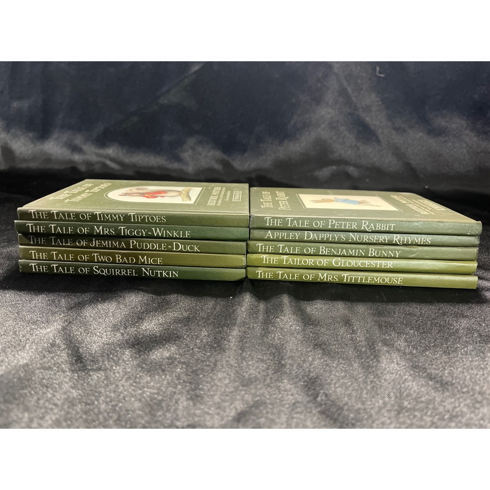 Beatrix Potter Peter Rabbit Book Lot 11 Hardcover F Warne & Co Classic 1987